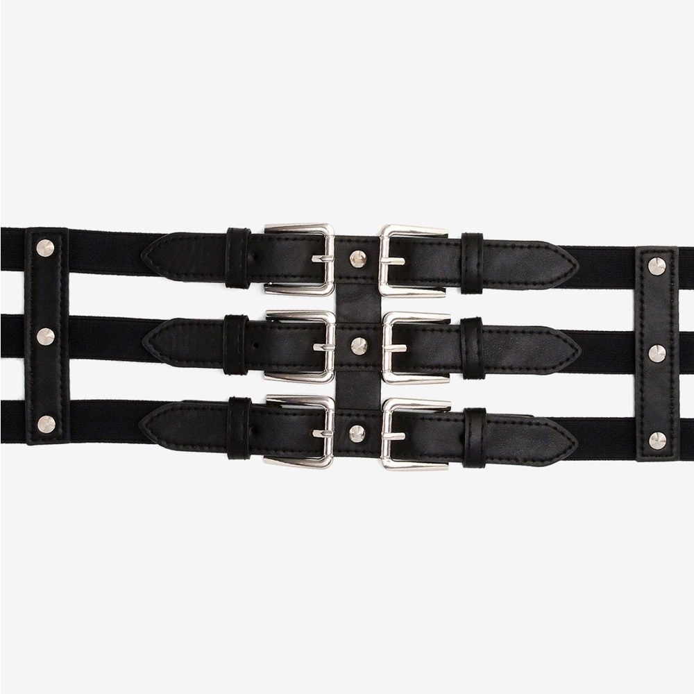 Buckle corset belt